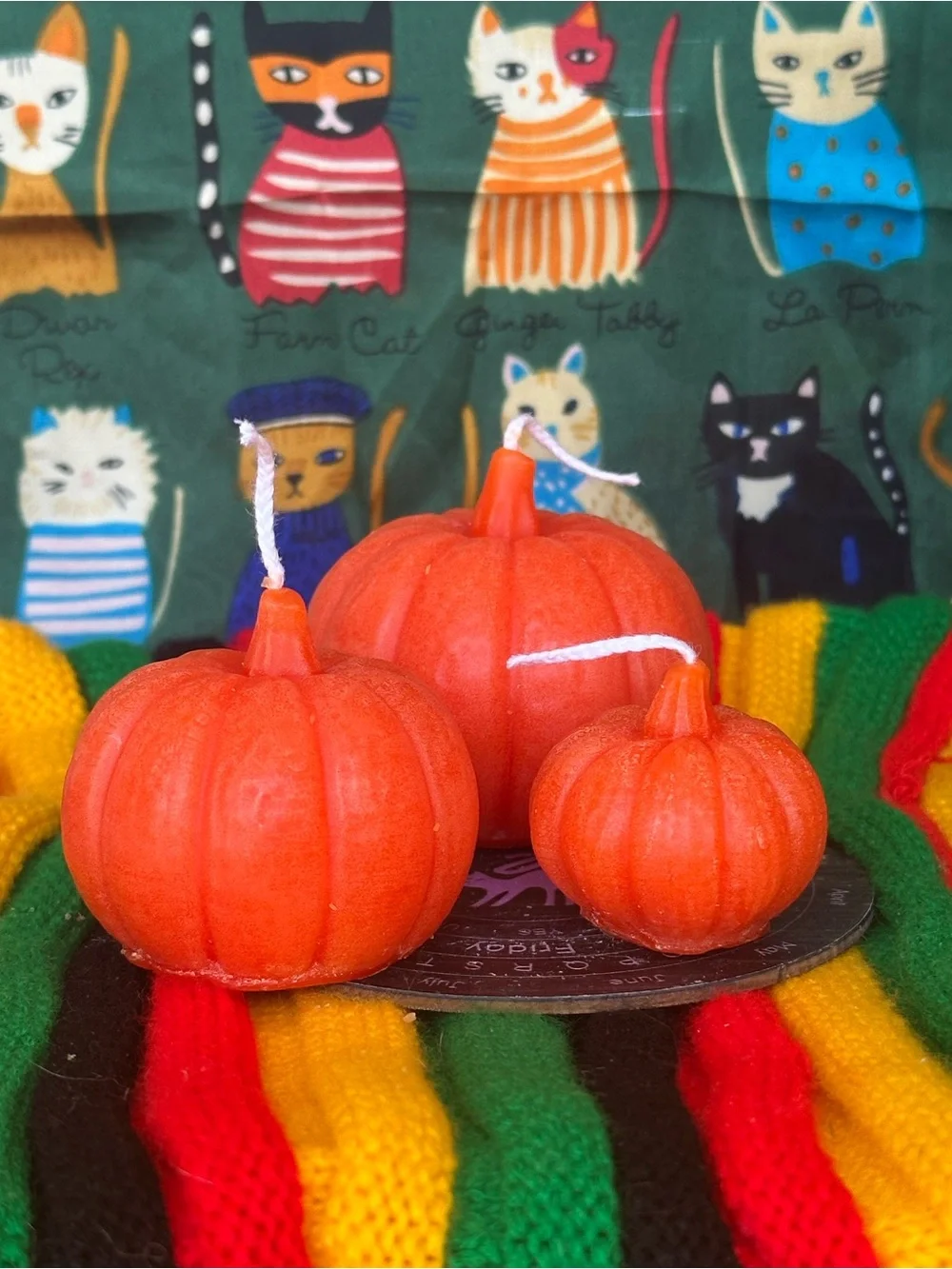 Pumpkin Trio Candle Set